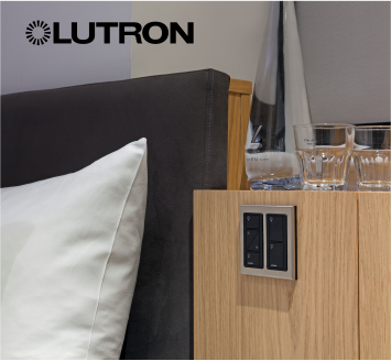 Lutron "Hospitality myRoom" hotel room